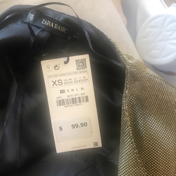 Zara gold blazer dress - Picture 6 of 6